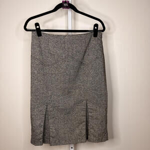 #165 BODY by VICTORIAWool Blend Tweed Skirt Size 8 Waist 15"